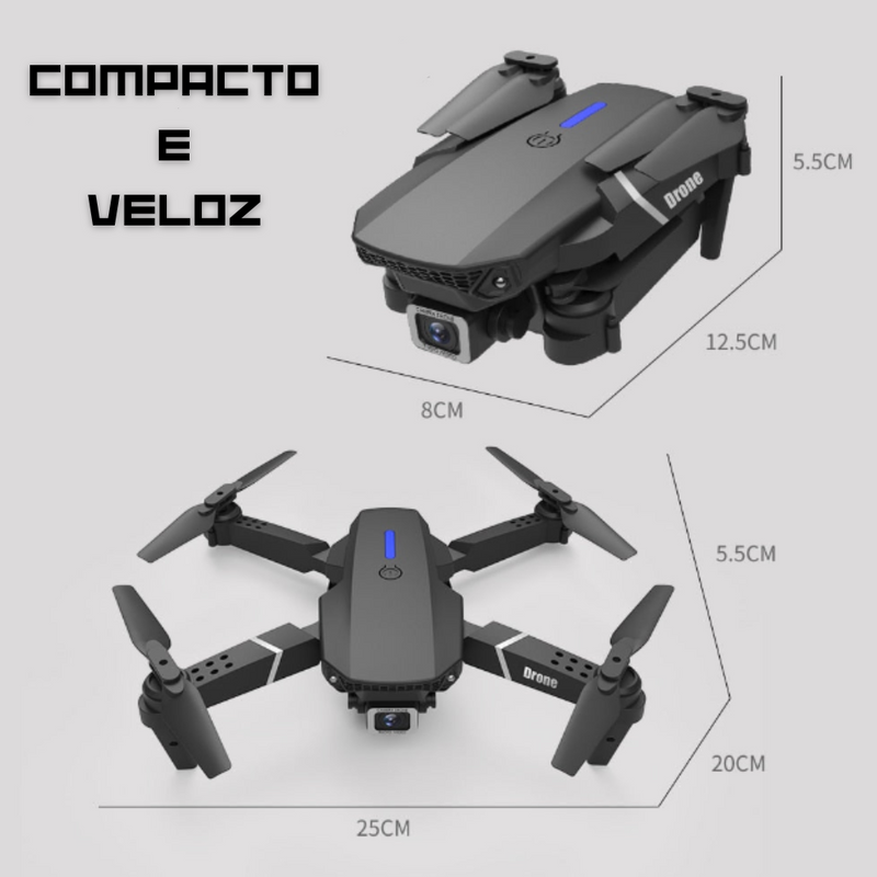 Drone Profissional Wifi com Controle Remoto Adaptável/Zangão - MCA GLOBAL STORE - Todos os direitos reservados