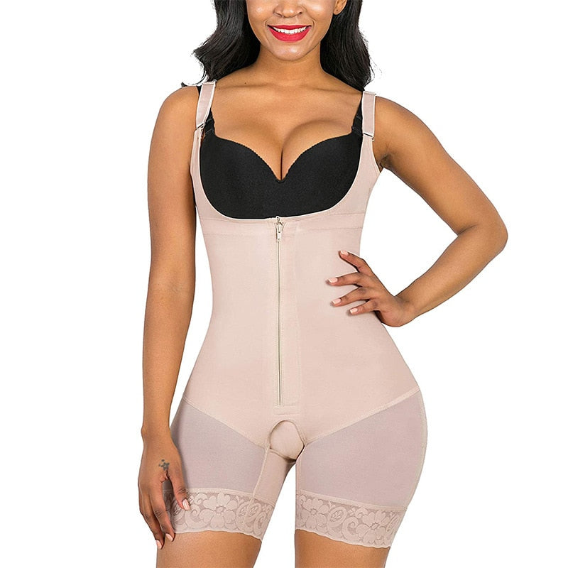 Bodysuit modelador com zíper - MCA GLOBAL STORE - Todos os direitos reservados