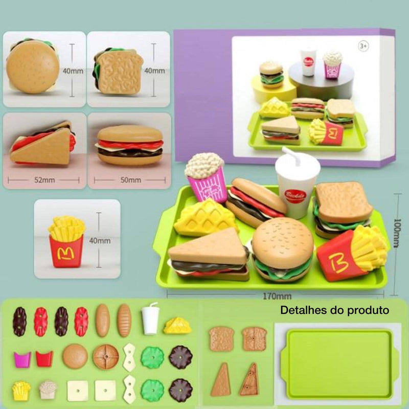 Conjunto de Comidas - Brinquedo de comidinhas divertidas para sua criança - MCA GLOBAL STORE - Todos os direitos reservados