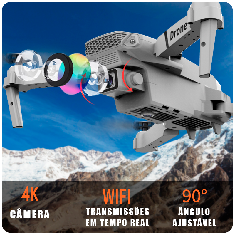 Drone Profissional Wifi com Controle Remoto Adaptável/Zangão - MCA GLOBAL STORE - Todos os direitos reservados