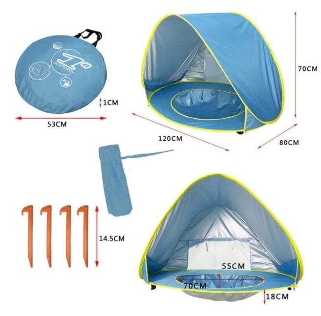 Barraca Bebê com Proteção UV - Tenda Kids - MCA GLOBAL STORE - Todos os direitos reservados